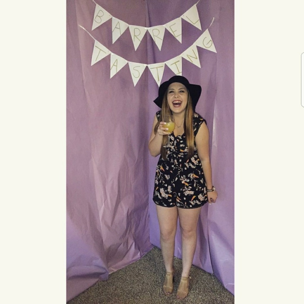 Xhilaration floral print romper from Target!